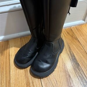 Kids Black Boots